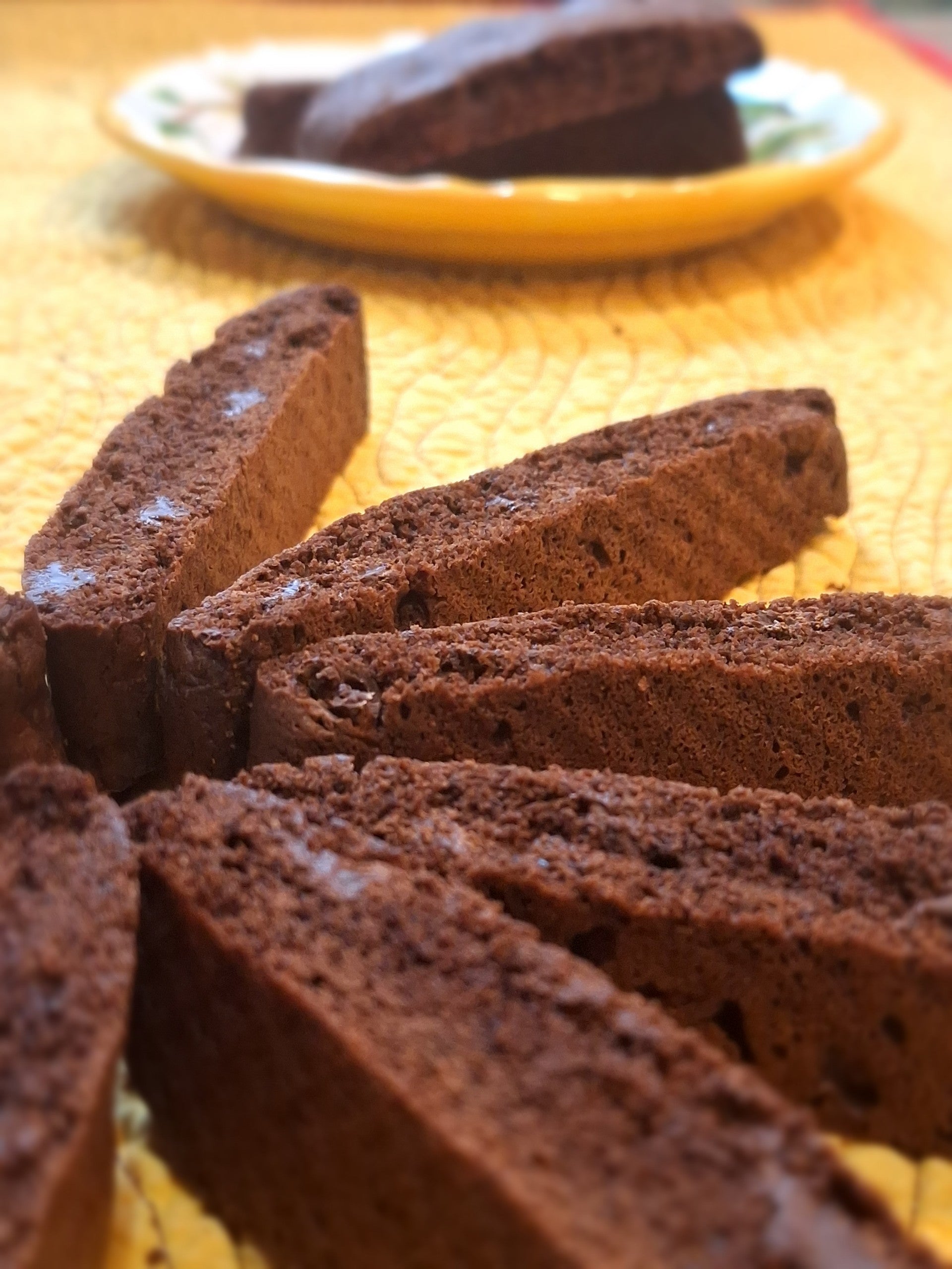 Double Chocolate Biscotti $18/10 Biscotti
