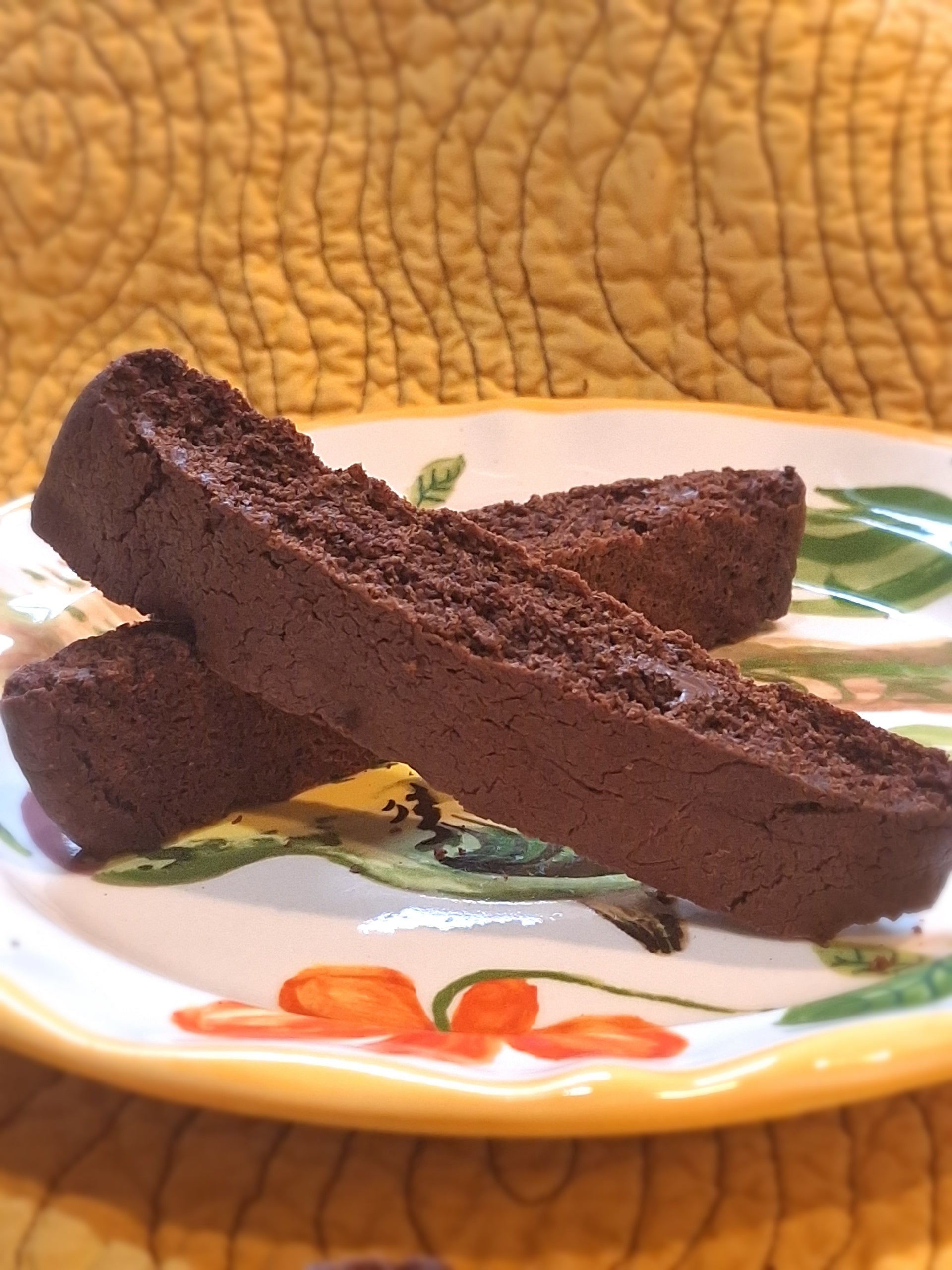 Double Chocolate Biscotti $18/10 Biscotti